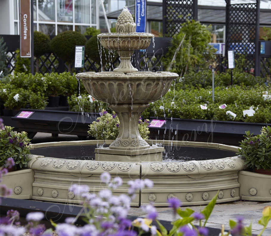 outdoor-2-tier-antique-granite-fountain-design