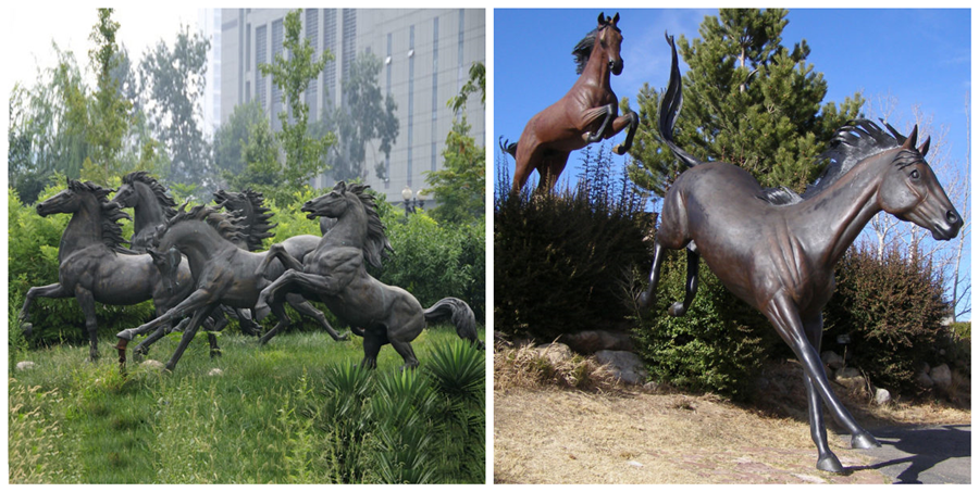 bronze galloping horse statue for sale