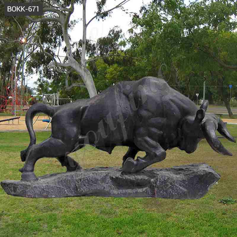 Casting Bronze Outdoor Bull Statue