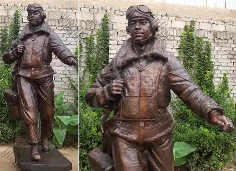 Outdoor Bronze Soldiers Statues