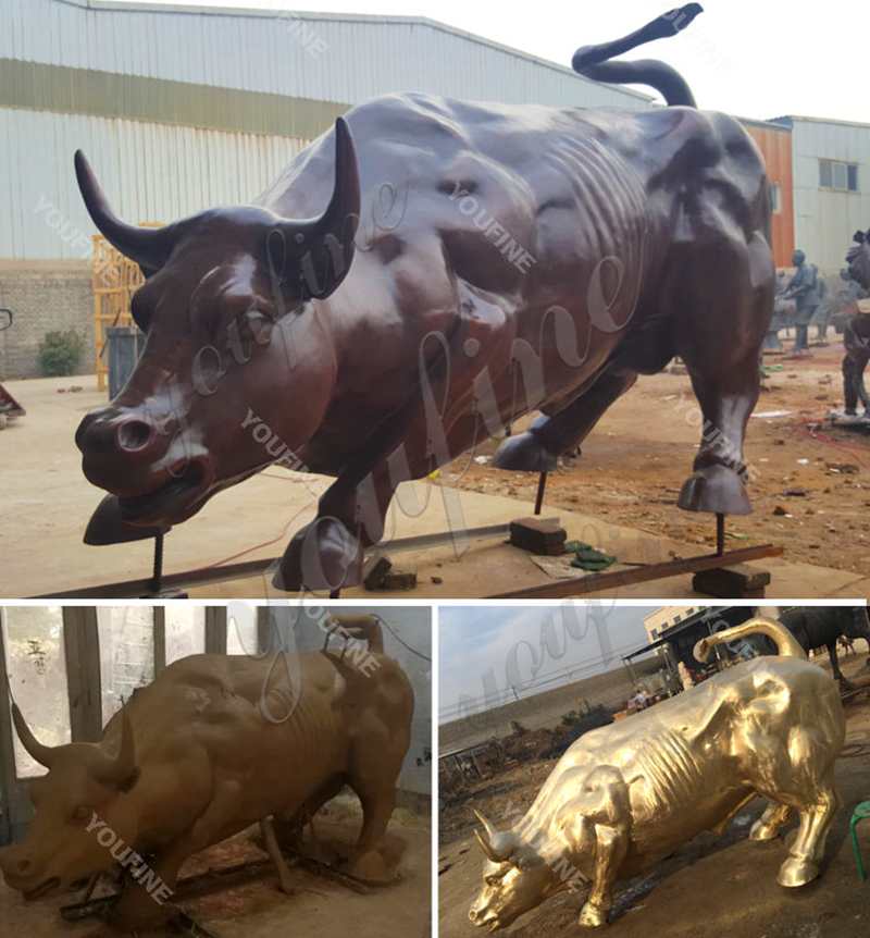 Outdoor Casting Bronze Bull Statue