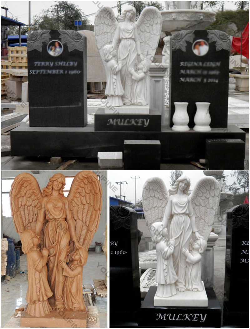 weeping angel headstones for graves