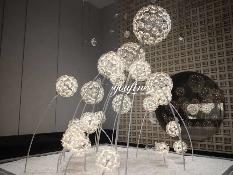 Metal Dandelion Garden Sculpture-03-YouFine Sculpture