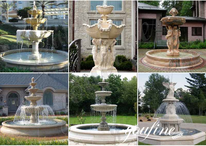 outdoor stone fountains for sale