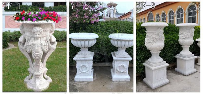 Exquisite White Marble Flower designs for Sale MOKK-714