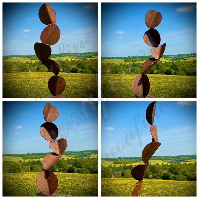 corten steel garden sculpture