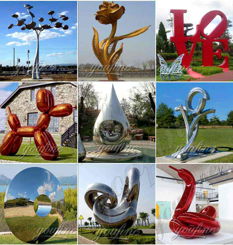 large outdoor metal sculptures for sale