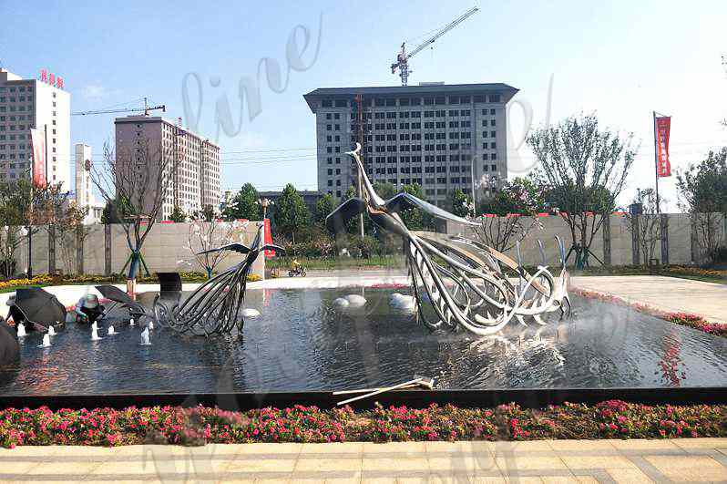 Metal Phoenix Sculpture for Sale