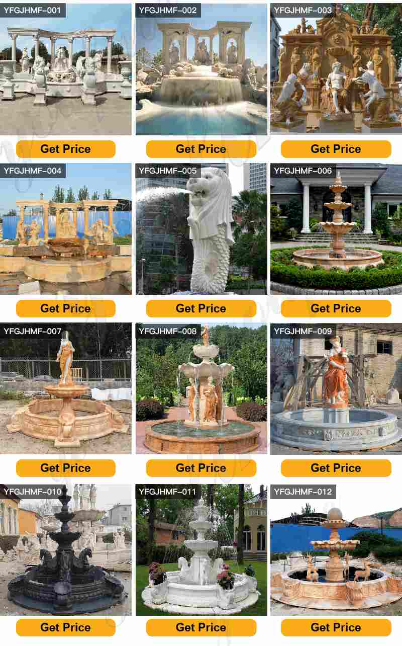 Decoration Outdoor Marble Water Fountain for sale MOKK-797