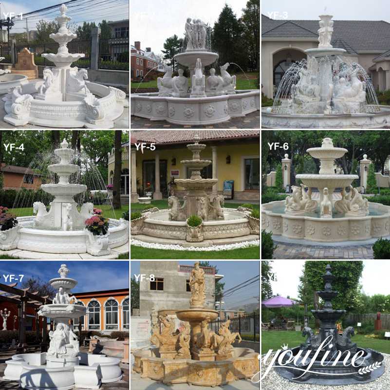 large Marble Horse Fountain for Sale