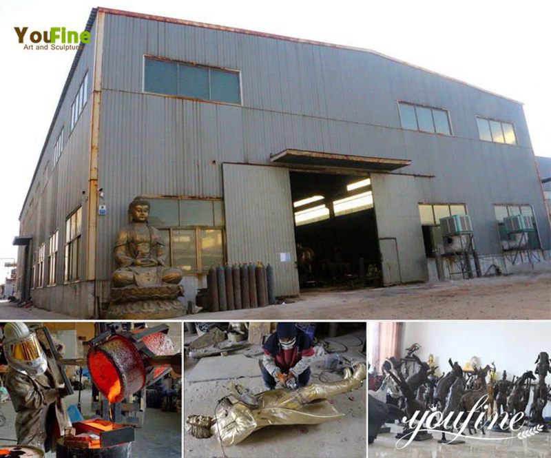 Bronze Self Made Man Statue factory