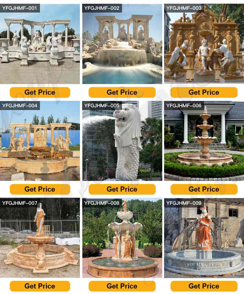 Decoration Outdoor Marble Water Fountain for sale MOKK-797