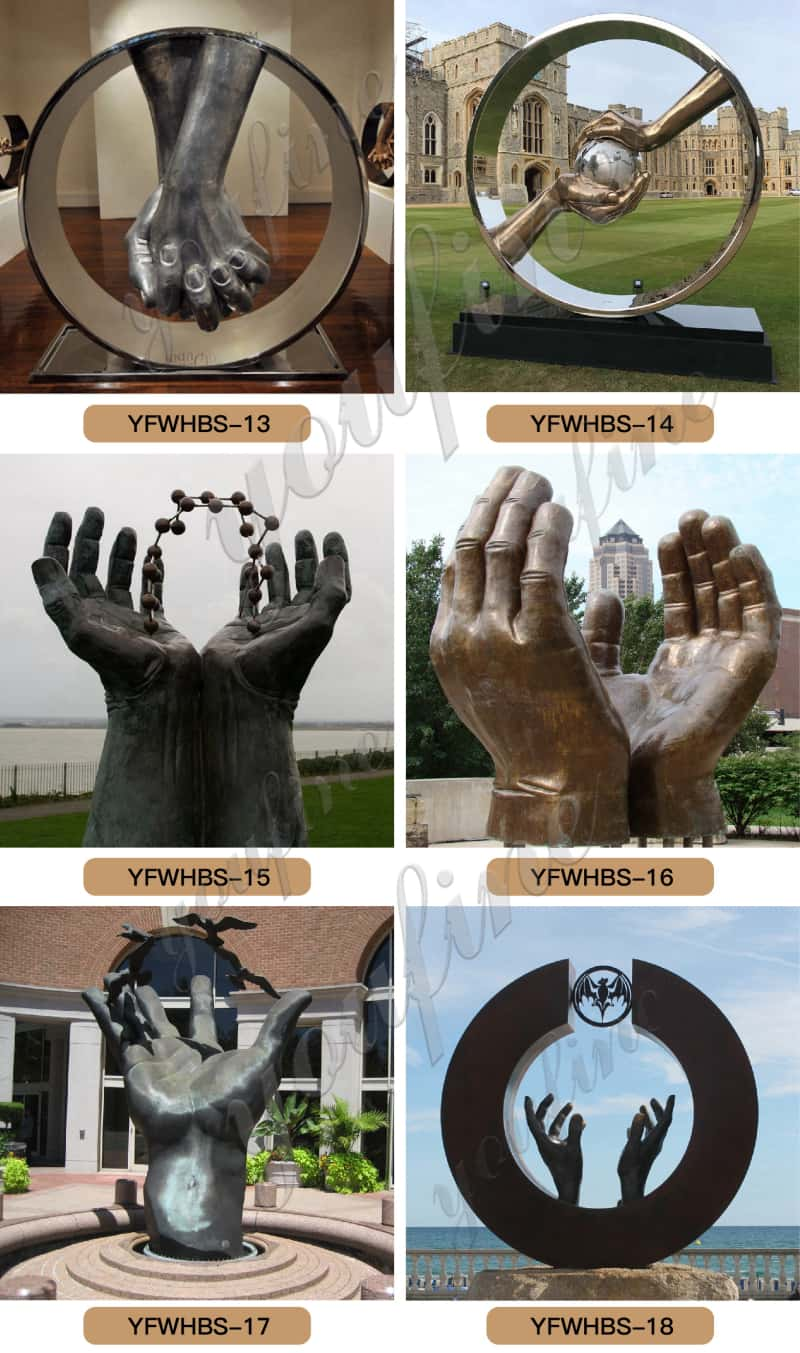 Hand sculpture decor