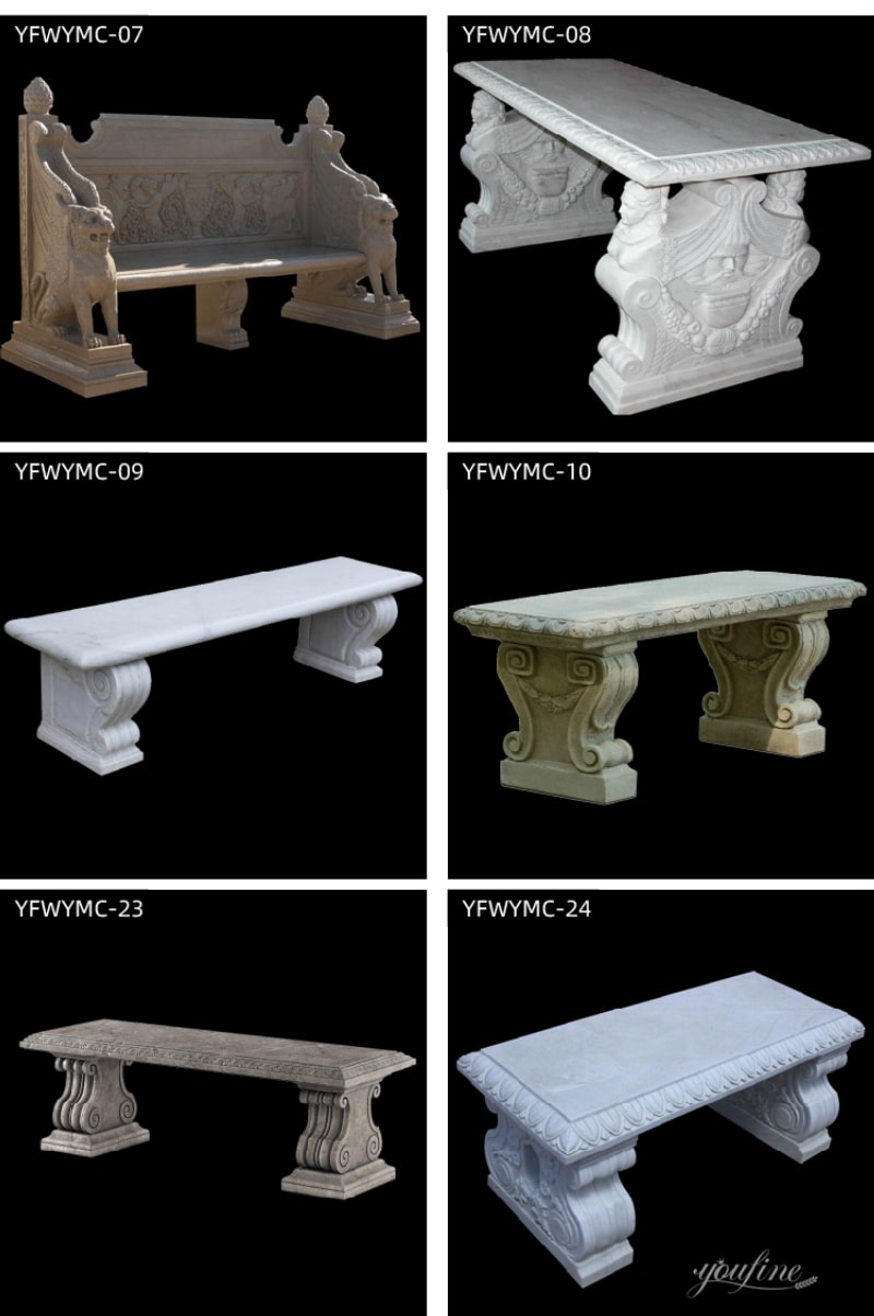 marble bench