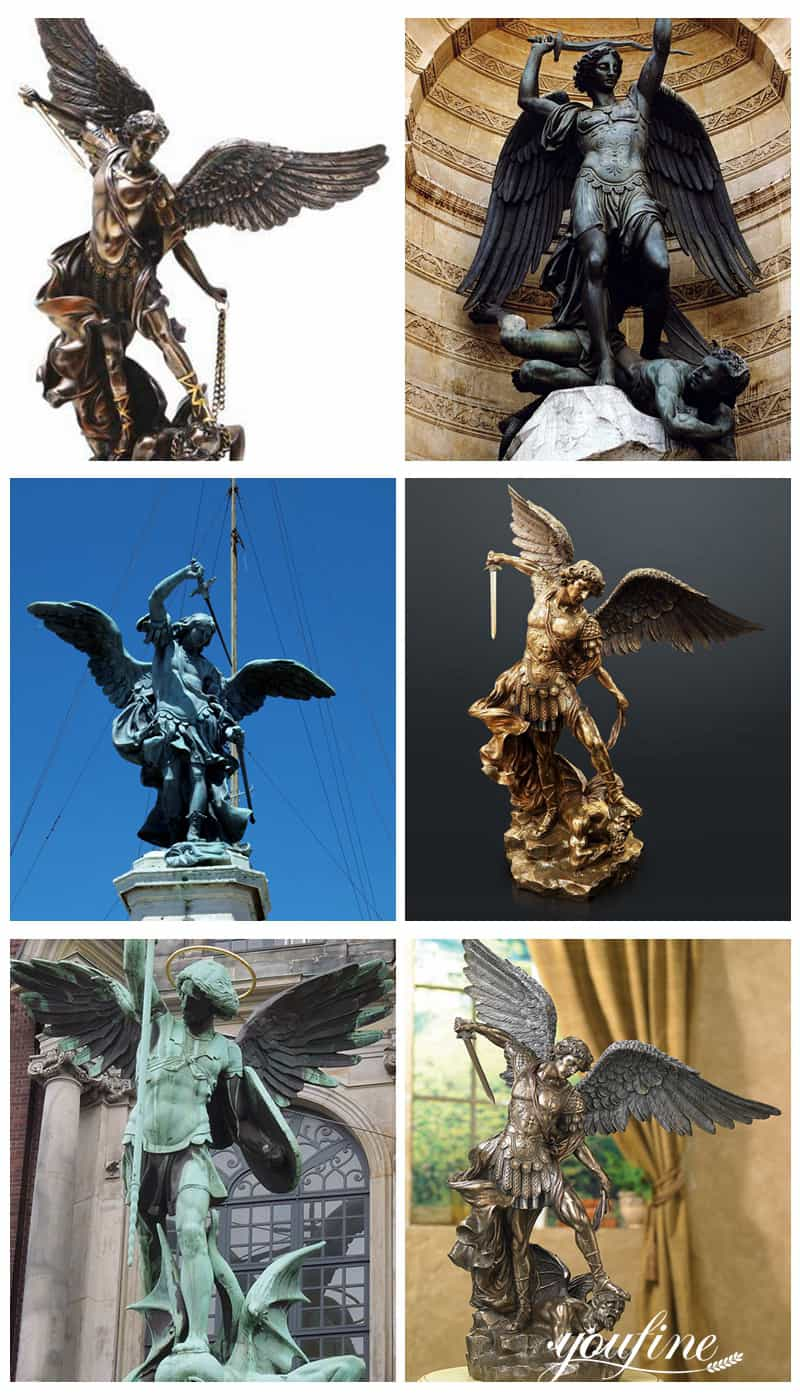 outdoor st Michael statue