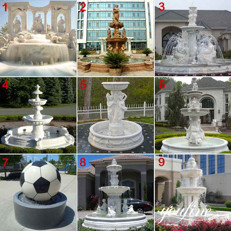 Garden marble fountain for sale