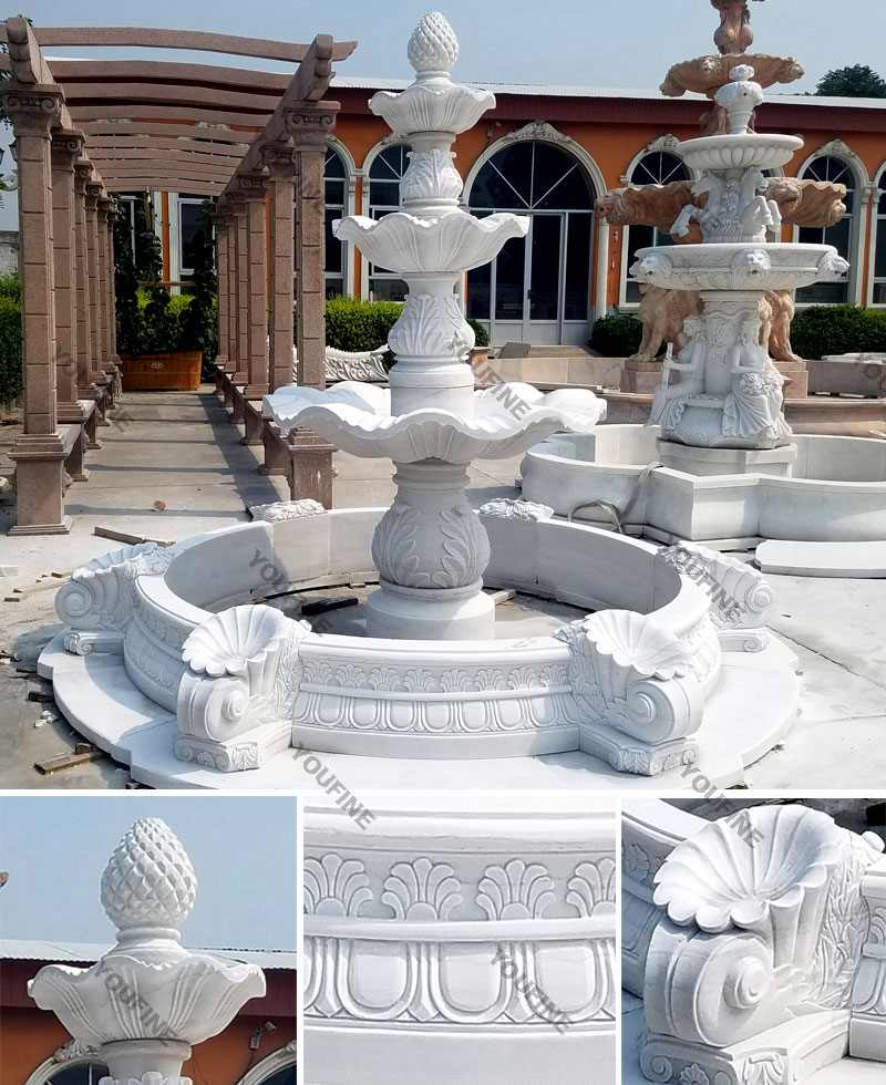 marble water fountain