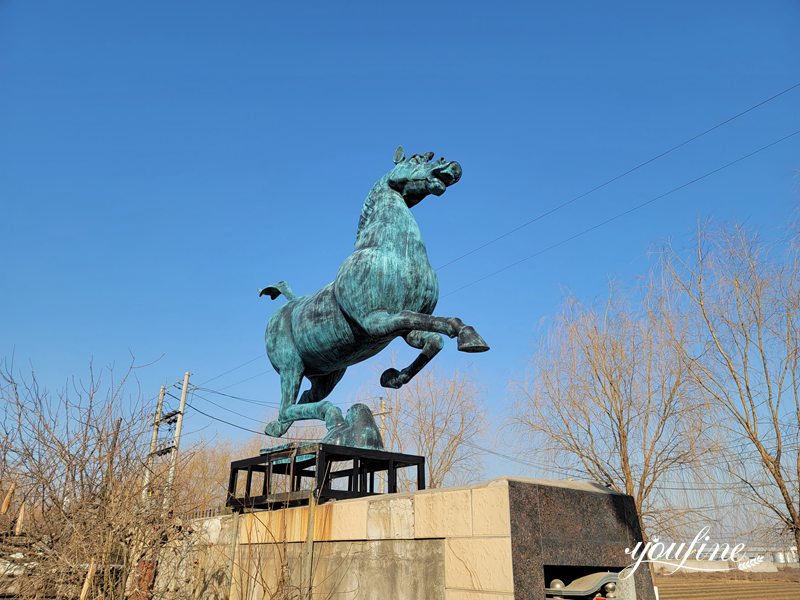 Life size bronze horse statue (2)