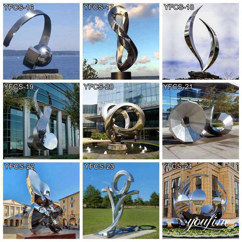 abstract metal sculpture