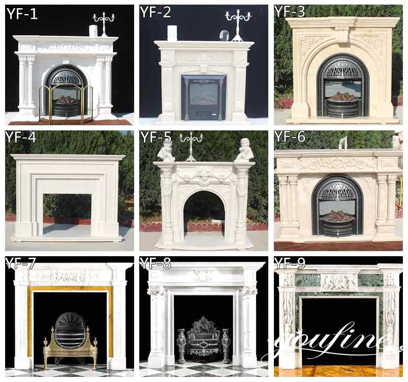 Georgian fireplace mantel,