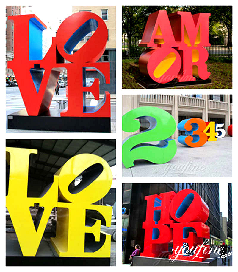 YouFine's customized love sculptures