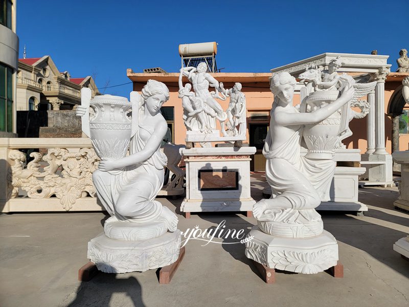 outdoor marble planter-YouFine Sculpture-01