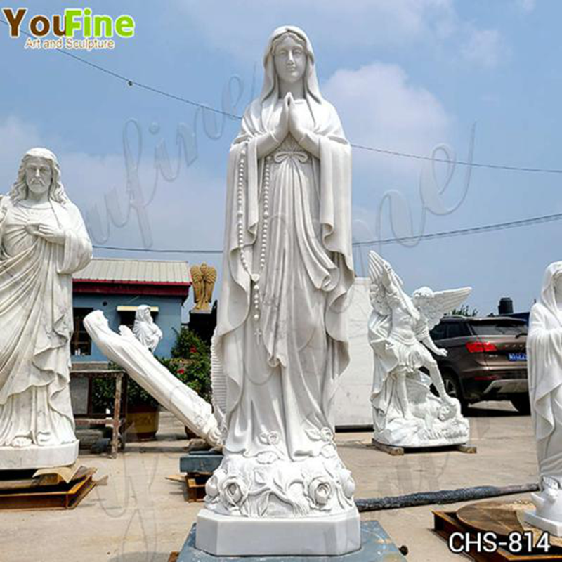 lady of Lourdes church statue