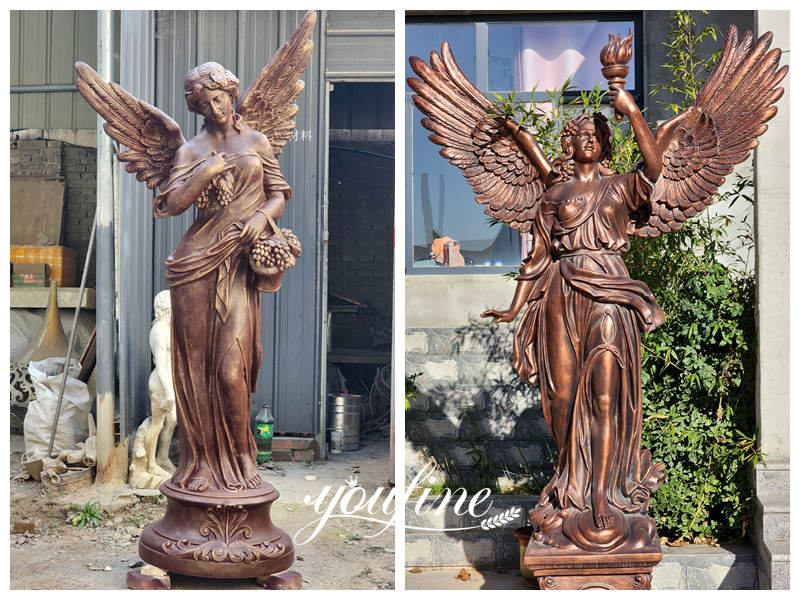 Bronze Angel Figurines -YouFine Statues