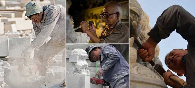 Hand-carving Marble Religion Statue The Fourteen Stations of the Cross factory supplier