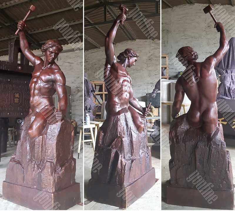 wonderful effect of self made man sculpture-YouFine sculpture