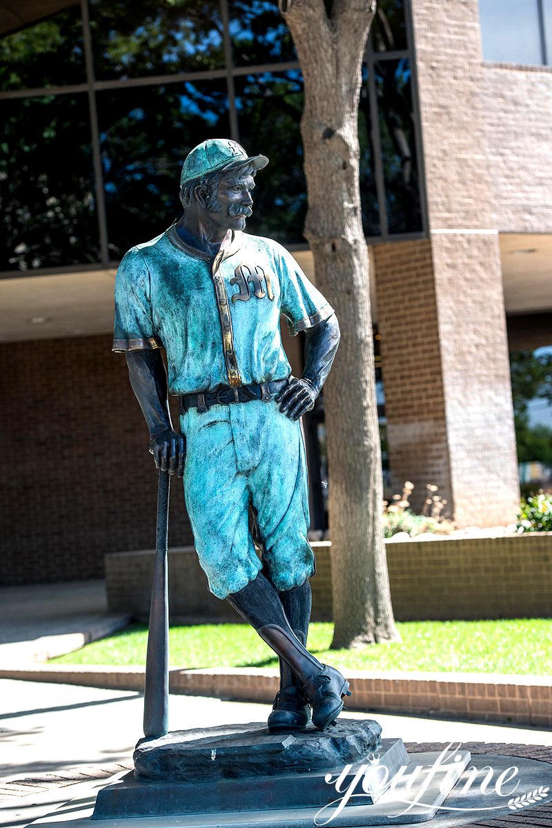 baseball player statue for square