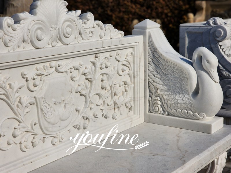 large outdoor marble bench-YouFine Sculpture