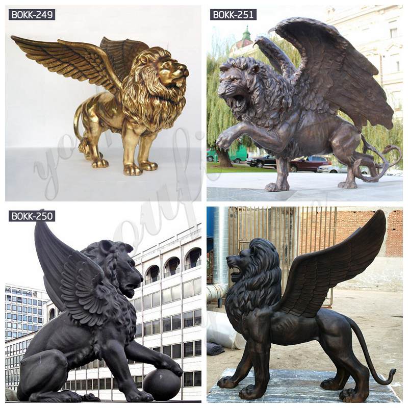 lion with wings statue-YouFine Sculpture