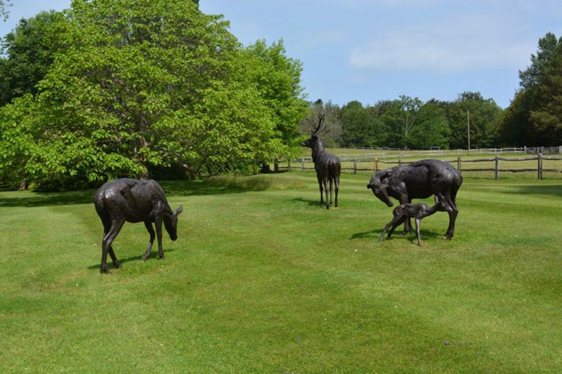 Bronze deer-YouFine Sculpture