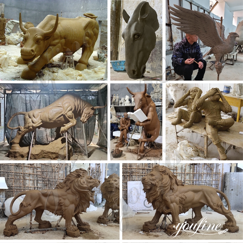 High Quality Bronze Tarkov Lion Sculpture for Sale BOKK-662