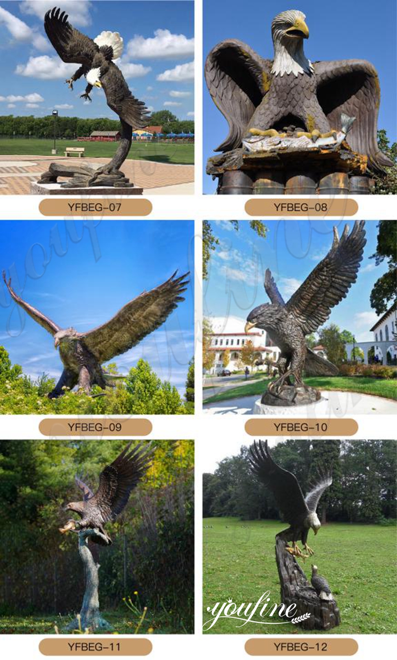 Large Beautiful Bronze Eagle Statue for Sale BOKK-601