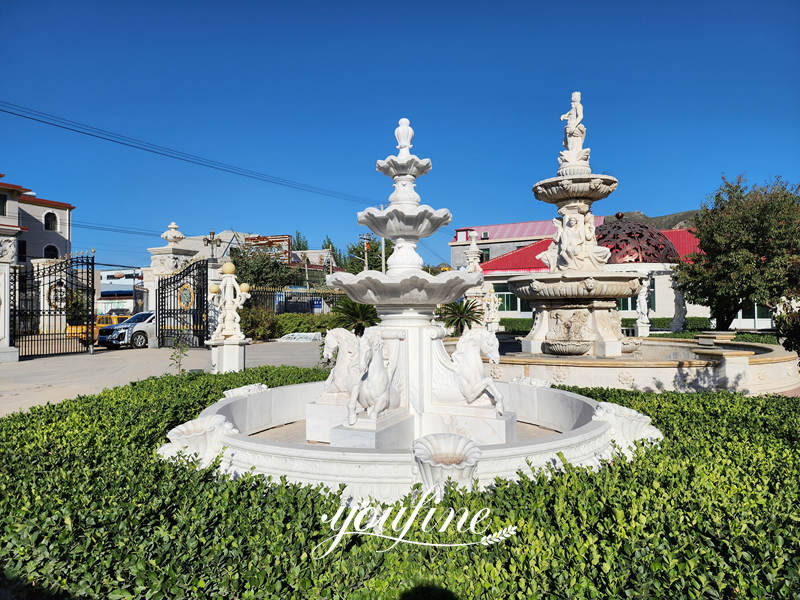 marble fountain indoor-YouFine Sculpture