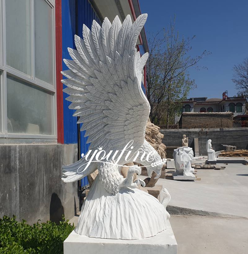 marble eagle statue-YouFine Sculpture