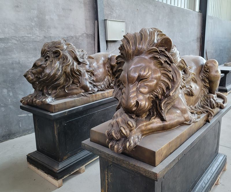 outdoor lion statues for sale-YouFine Sculpture