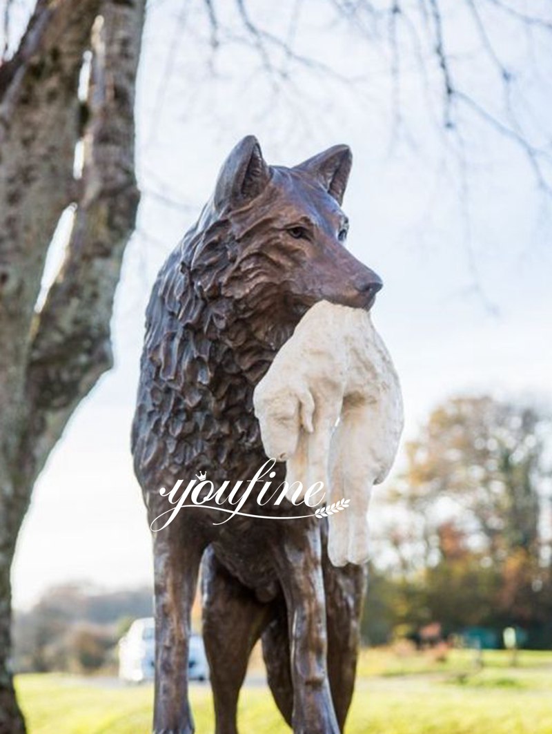 wolf garden statue-01-YouFine Sculpture