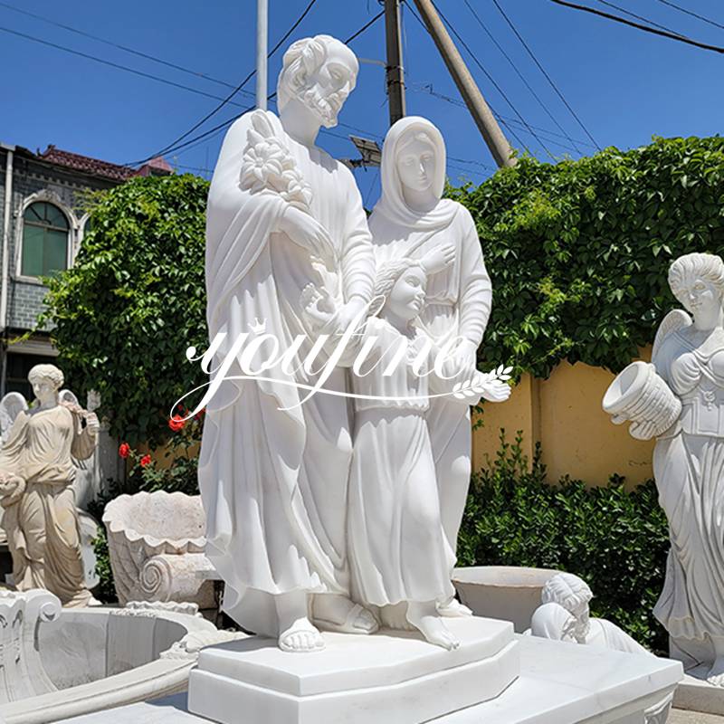 life size holy family statue