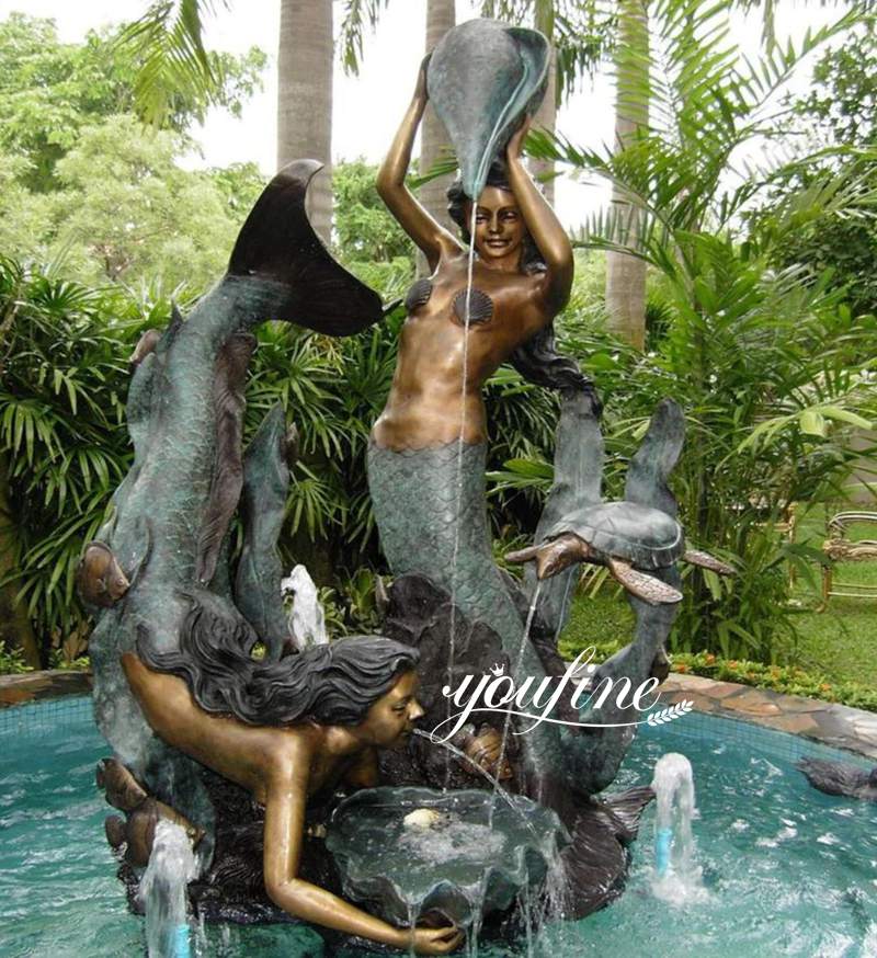 mermaid fountain