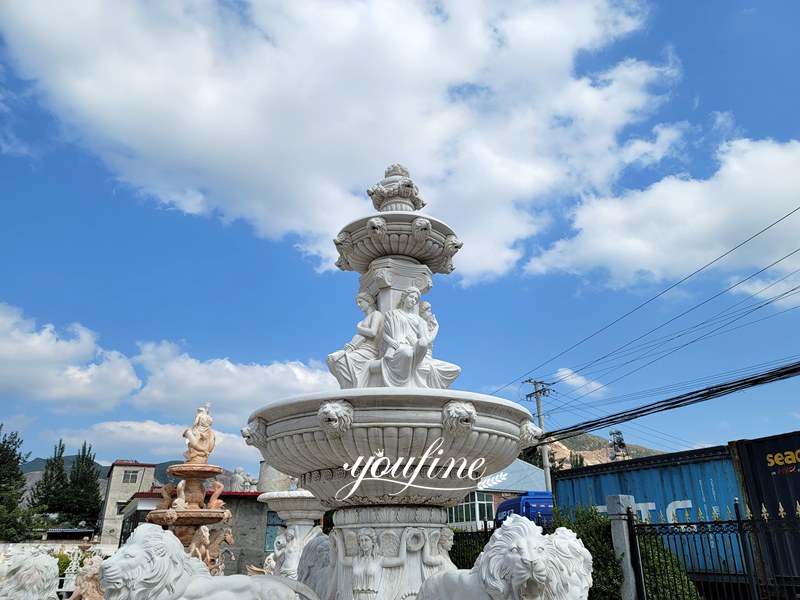 white marble fountain-02