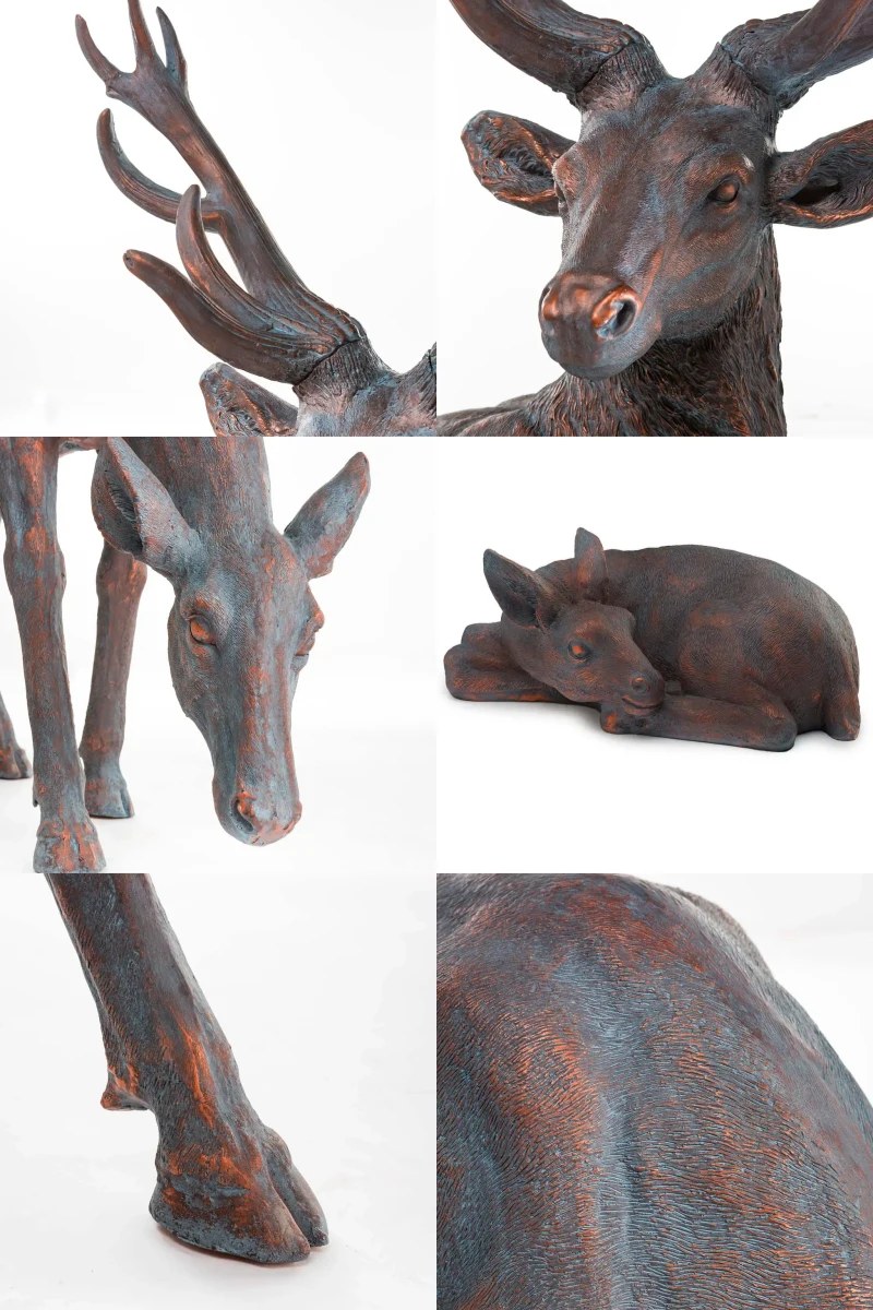 bronze deer statue (7)