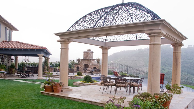 hand carved marble gazebo (5)