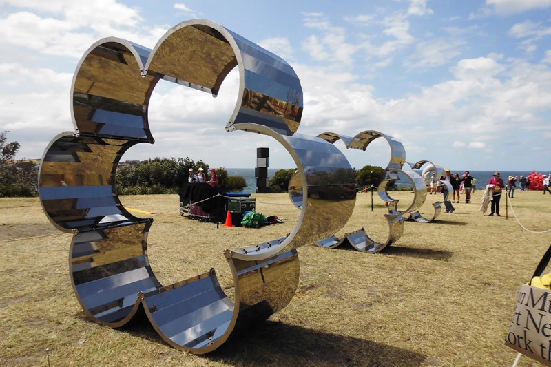 stainless steel flower sculpture2