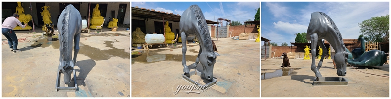 horse head sculpture