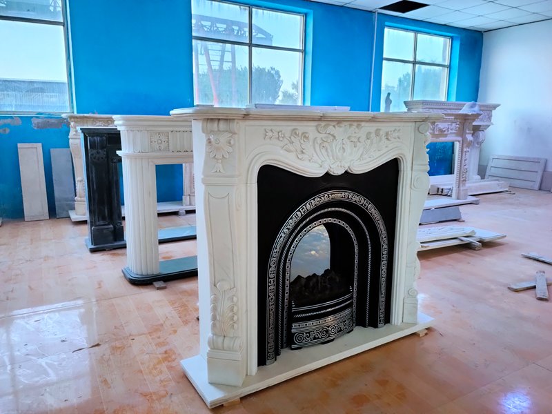 marble fireplace