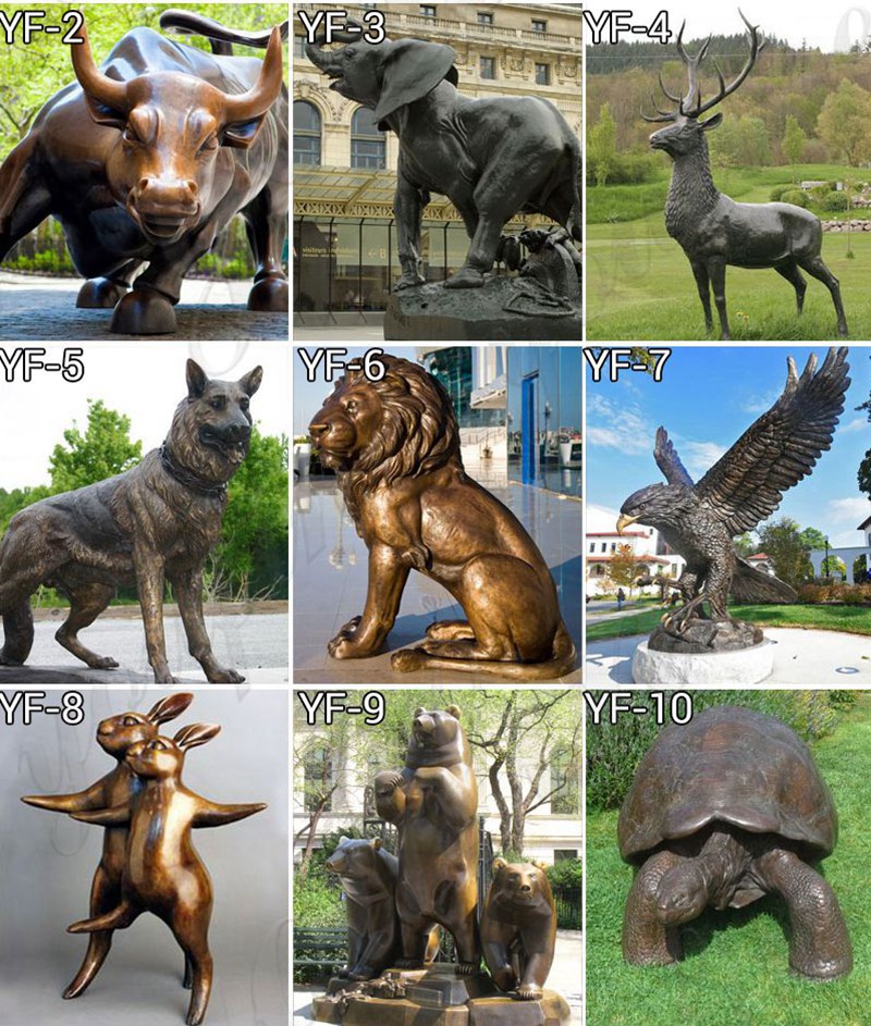 bronze animal statues (1)