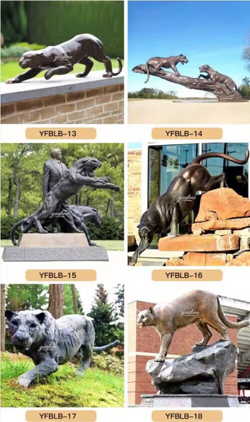 bronze animal statues (3)